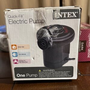 Intex Black Quick-Fill Electric Pump